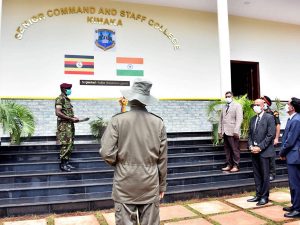 India hands over war game center named as “INDIA” to UPDF